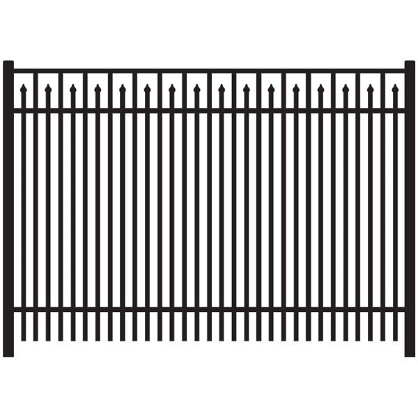 Aluminum Finials Fence Panel - Model # FP956-Taimco