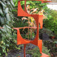 Angular abstract sculpture that explores line form and space- Metal Art Decorative Peace | Metal Art Accent - Model # MA1181-Taimco