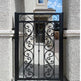 Artistic Design Laser Cut Spiral Vintage Pool Gate | Gorgeous Fabrication Metal Back Side Gate| Made in Canada– Model # 218-Taimco