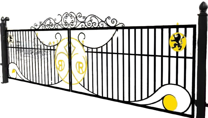 Modern Victorian Style Entrance Gate | Ready to ship | Heavy Duty | Made in Canada – Model # 852R