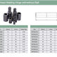 Barrel Hinge Without Plate / Without Ball | Model # WHF ( Pack of 200 )-Taimco