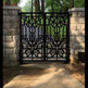 Beautiful Laser Cut Artistic Design Wrought Iron Garden Gate | Modern Fabrication Metal Pool Gate| Made in Canada – Model # 776-Taimco