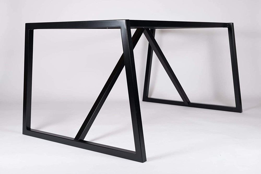 Beautiful Steel Trapezium Shape Base Frame| Fine Quality Decorative Art Steel Table Legs for Home, Desk Table, Office &amp; Kitchen| Made in Canada – Model # TL612-Taimco