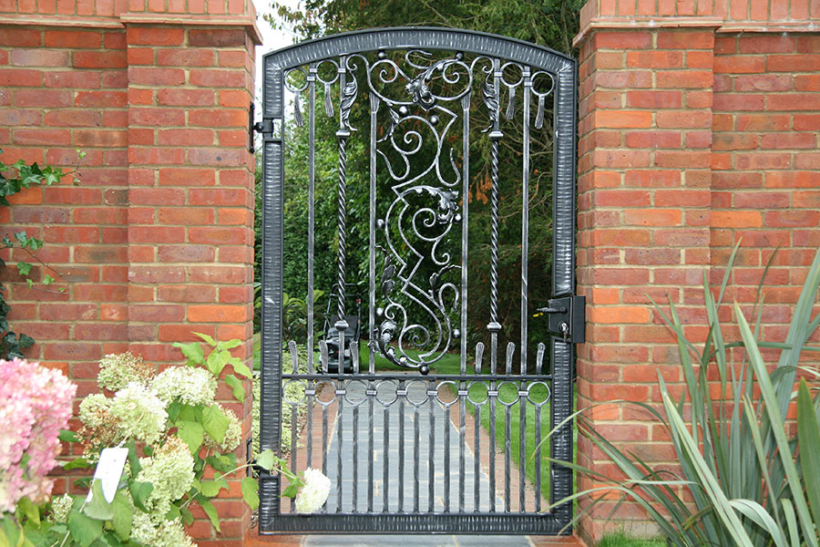 Beautiful Wrought iron Side Gates and Garden Gates in unique designs | Made in Canada – Model # 241-Taimco