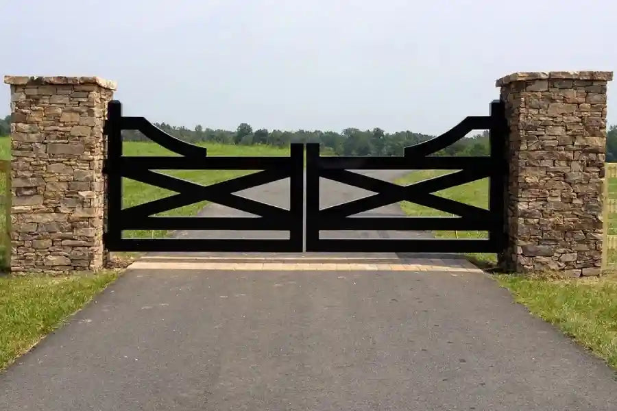 Black Mountain Colorado | Steel Ranch Gate | Model # 712R-Taimco