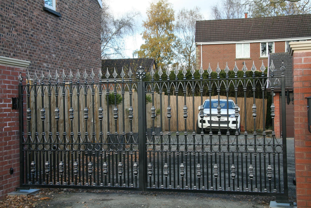 Blackchester Wrought Iron Gates | Made in Canada - Model # 060-Taimco