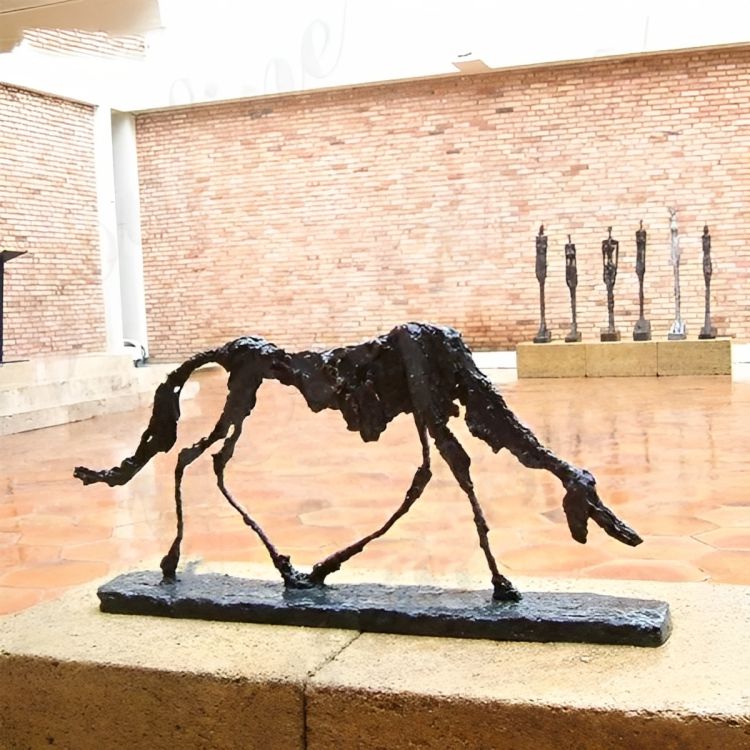 Bronze Alberto Giacometti Dog Sculpture Model # MSC1323-Taimco