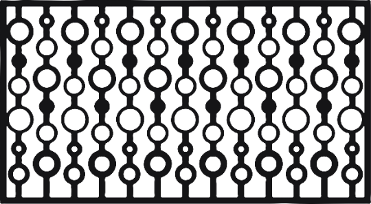 Bubble Abacus Metal Yard Gate | Made in Canada – Model # 278-Taimco