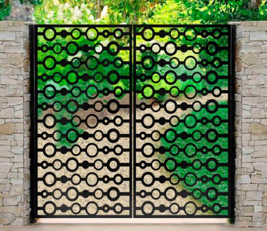 Bubble Abacus Metal Yard Gate | Made in Canada – Model # 278-Taimco