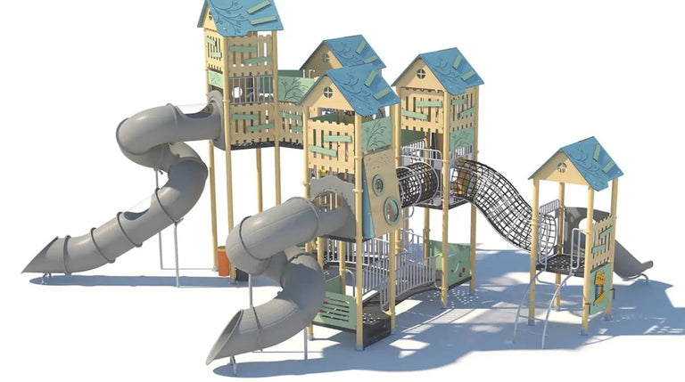 Cherry Blossoms Playground and Slides | Model # PG4376-Taimco
