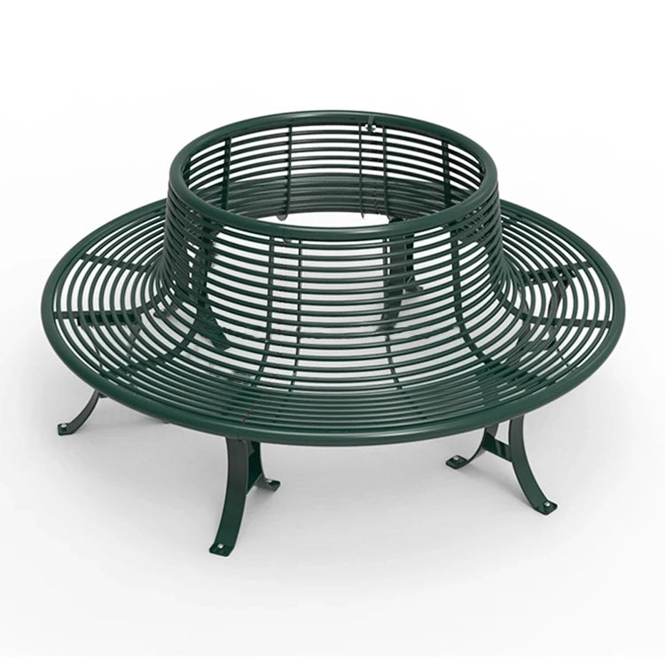 Circular outdoor metal Tree Bench | Model COLL1696-Taimco