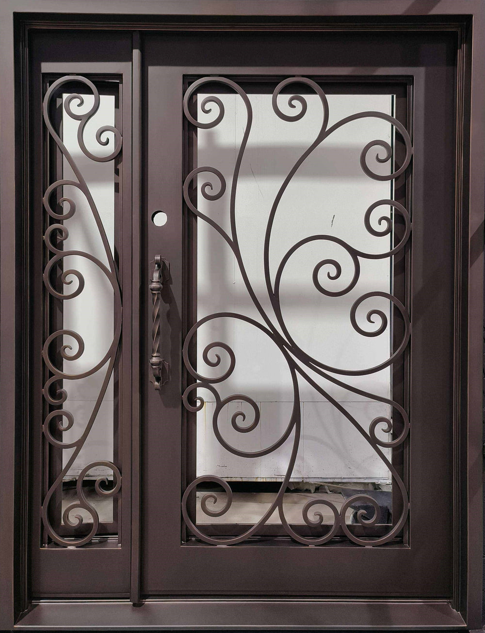 Classic Design wrought Iron Door | Curved Top | Model # IWD 1008-Taimco