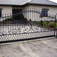 Classic Ornamental Metal Driveway Gate | Classical Steel Entrance Gate | Made in Canada – Model # 708-Taimco