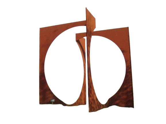 Climax Rustic Sculpture Design - Metal Art Decorative Peace | Metal Art Accent - Model # MA1180