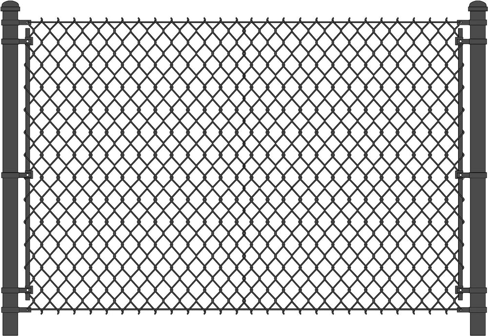 Complete Kit - Colored Vinyl Coated Chain Link Fence Mesh & Frame - Model # CLF1871-Taimco