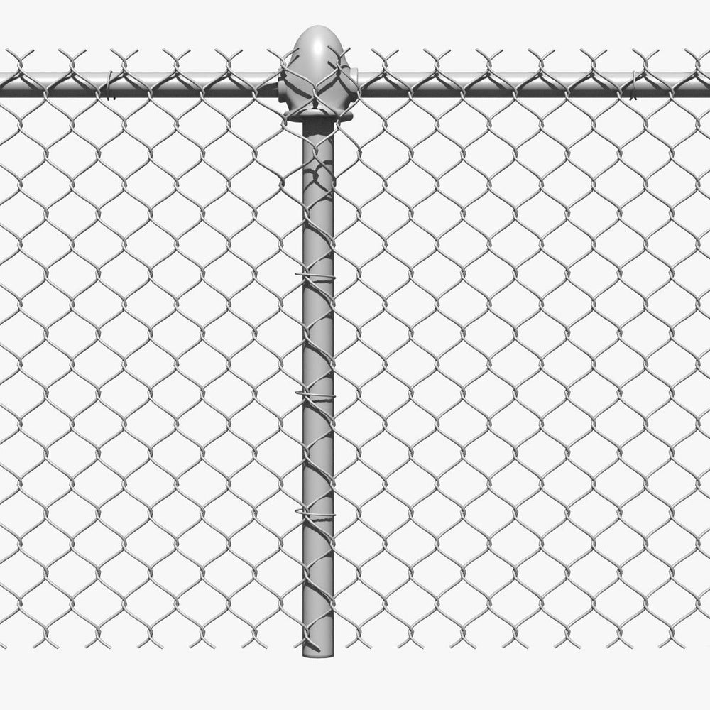 Complete Kit - Galvanized Chain Link Fence Frame and Mesh - Model # CLF1870-Taimco