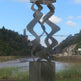 Crazy wave Sculpture - Metal Art Decorative work - Model # MA1192-Taimco