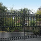 Custom Fabrication Entry Gate | Abstract Driveway Gate | Heavy Duty Metal Gate | Made in Canada – Model # 071-Taimco