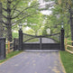 Custom Fabrication Intricate Design Entry Gate| Heavy Duty Main Driveway Gates | Made in Canada – Model # 065-Taimco