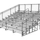 Deluxe Series 10 Row Bleachers System - Model BLECD10-Taimco