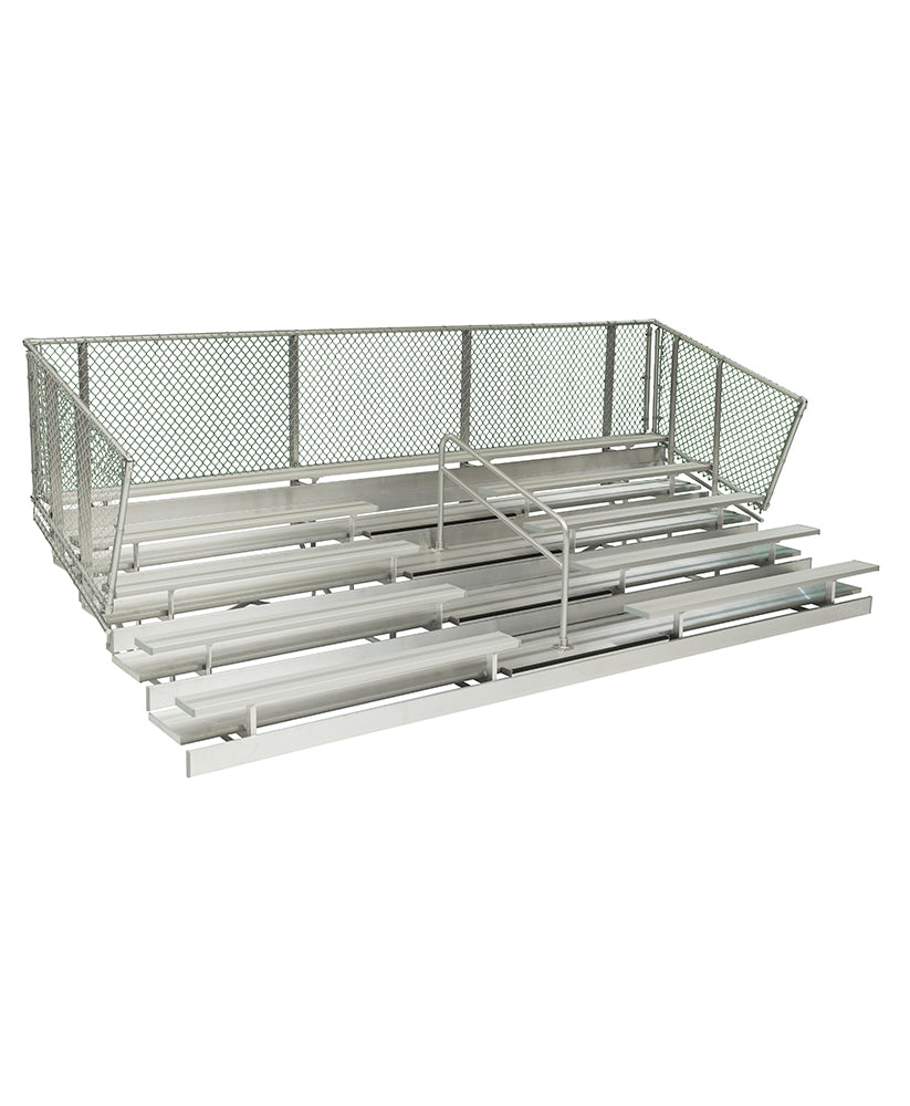 Deluxe Series 5 Row Bleachers System - Model BLECD5-Taimco