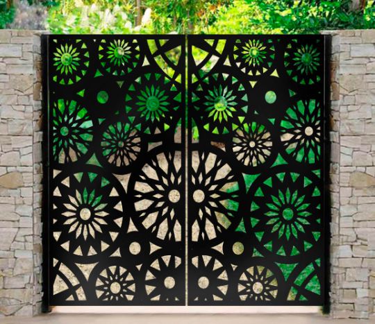 Dharma wheel Yard Gate | Made in Canada – Model # 283-Taimco