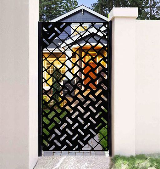 Dobby Weave Steel Gate | Made in Canada – Model # 286-Taimco