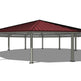 Dodecagon One Tier Steel Structure Park Gazebo | Model # GAZD1T-Taimco