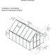 Double Door walk-in Greenhouse 10' x 12'- Garden House – Model # SUNR4360-Taimco