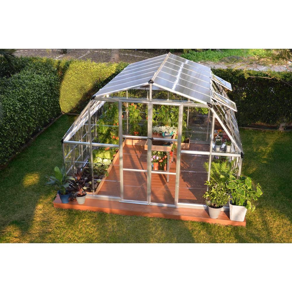 Double Door walk-in Greenhouse 12' x 12'- Garden House – Model # SUNR4359-Taimco