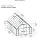 Double Door walk-in Greenhouse - Garden House – Model # SUNR4358-Taimco