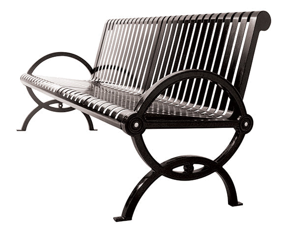 Durham metal Bench Aluminum Frame Cast & Steel Slat Seating | Model MB220-Taimco