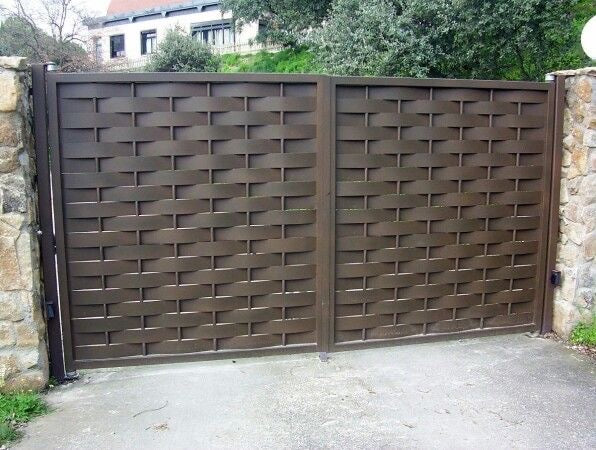 Dutch Weave | Steel Driveway Gate | Model # 175-Taimco