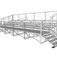 Elevated Deluxe Bleachers 15 Row System - Model BLECED15-Taimco