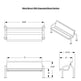 Expand Metal Bench Top and Back Steel | Model MB213-Taimco