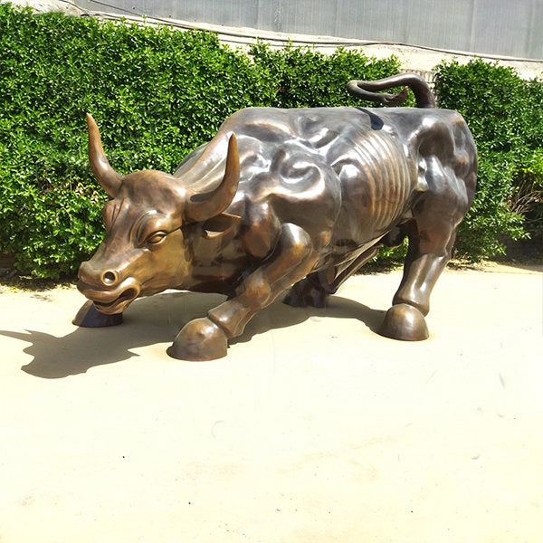 Famous Bronze Wall Street Bull Statue Replica Model # MSC1246-Taimco