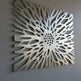 Floral Metal Art Panel - Unique Laser Cut Metal Wall Art - Metal Living Room Decor | Laser Cut Art | Made in Canada - Model # WD908-Taimco