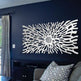 Floral Metal Art Panel - Unique Laser Cut Metal Wall Art - Metal Living Room Decor | Laser Cut Art | Made in Canada - Model # WD908-Taimco