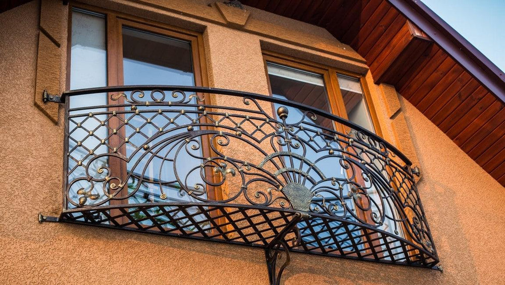 French Wrought Iron Balcony Railing Design - Railing Balcony Panels