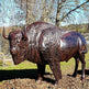 Garden Large Bronze Bison Statue Model # MSC1302-Taimco