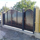 Gorgeous Artistic Steel Driveway Gate | Vintage Spiral Entrance Gate | Made In Canada – Model # 703-Taimco