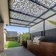 Gorgeous Decorative Laser Cut Sensational Outdoor Gazebo Sunshade Screen |Fabulous Heavy Duty Metal Privacy Panel | Made in Canada – Model # PP591-Taimco