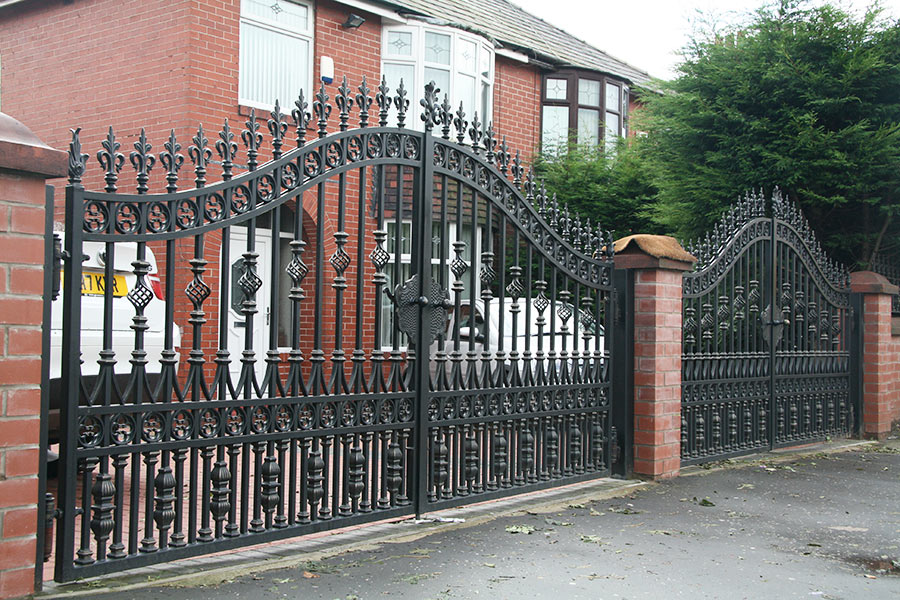 Hampshire Wrought Iron Gates | Model # 062-Taimco