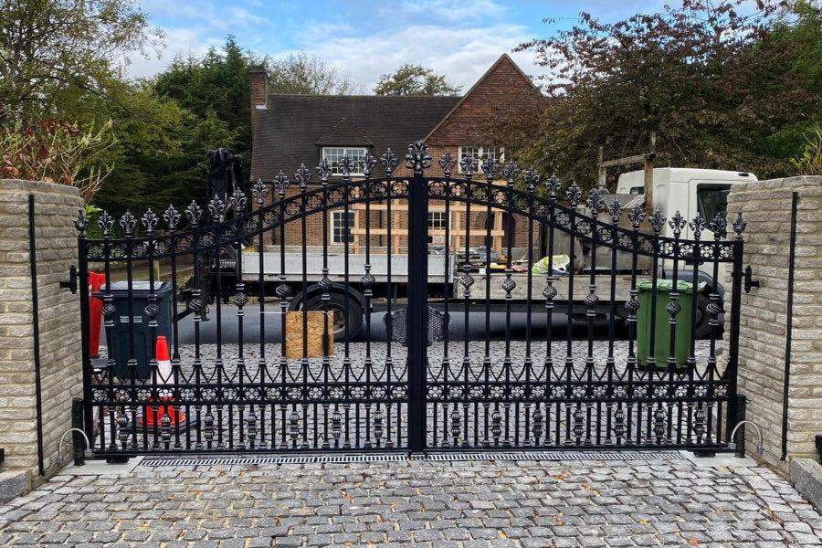 Hampshire Wrought Iron Gates | Model # 062-Taimco