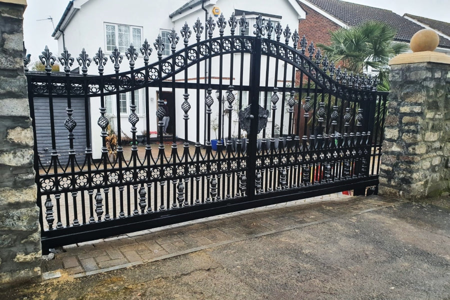 Hampshire Wrought Iron Gates | Model # 062-Taimco