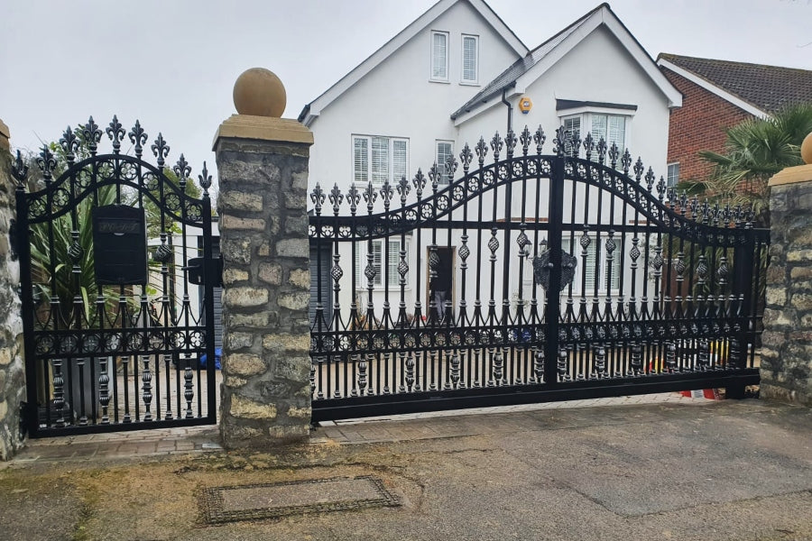 Hampshire Wrought Iron Gates | Model # 062-Taimco