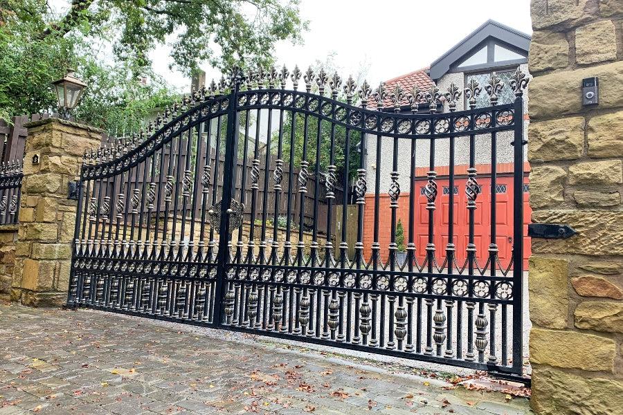 Hampshire Wrought Iron Gates | Model # 062-Taimco