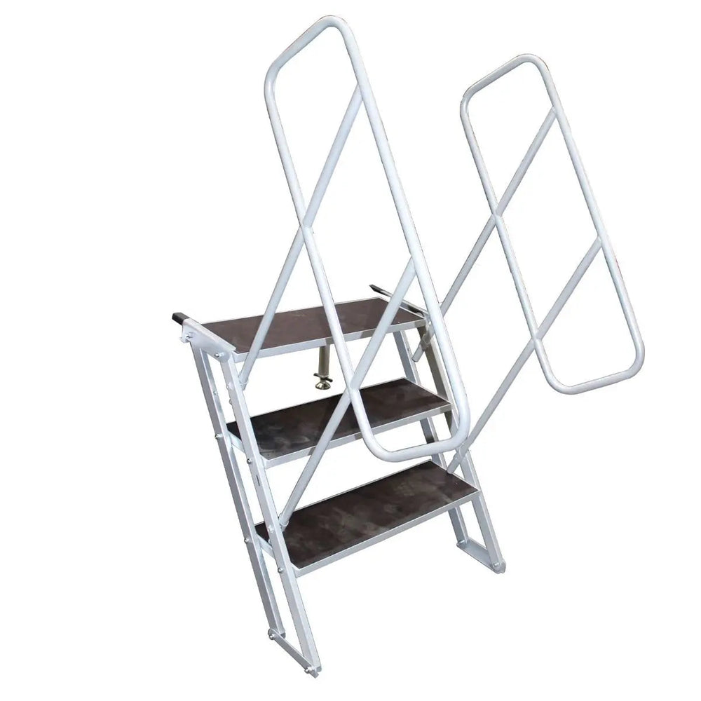 Heavy Duty Stage Foldable Stair With Guardrail STA374-Taimco