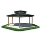 Hexagon Tow Tiers Steel Structure Park Gazebo | Model # GAZH2T-Taimco