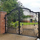 Iron Scroll Estate | Wrought iron gates – Model # 149-Taimco